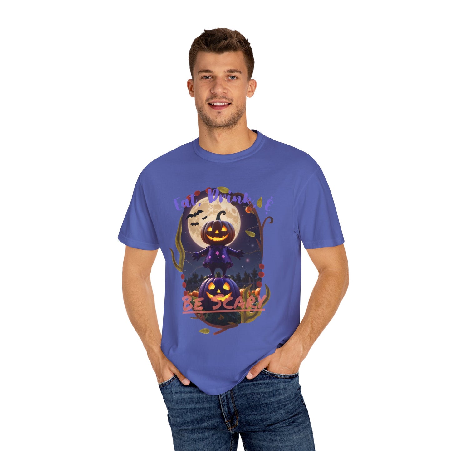 US Cotton Halloween T-shirt be scary