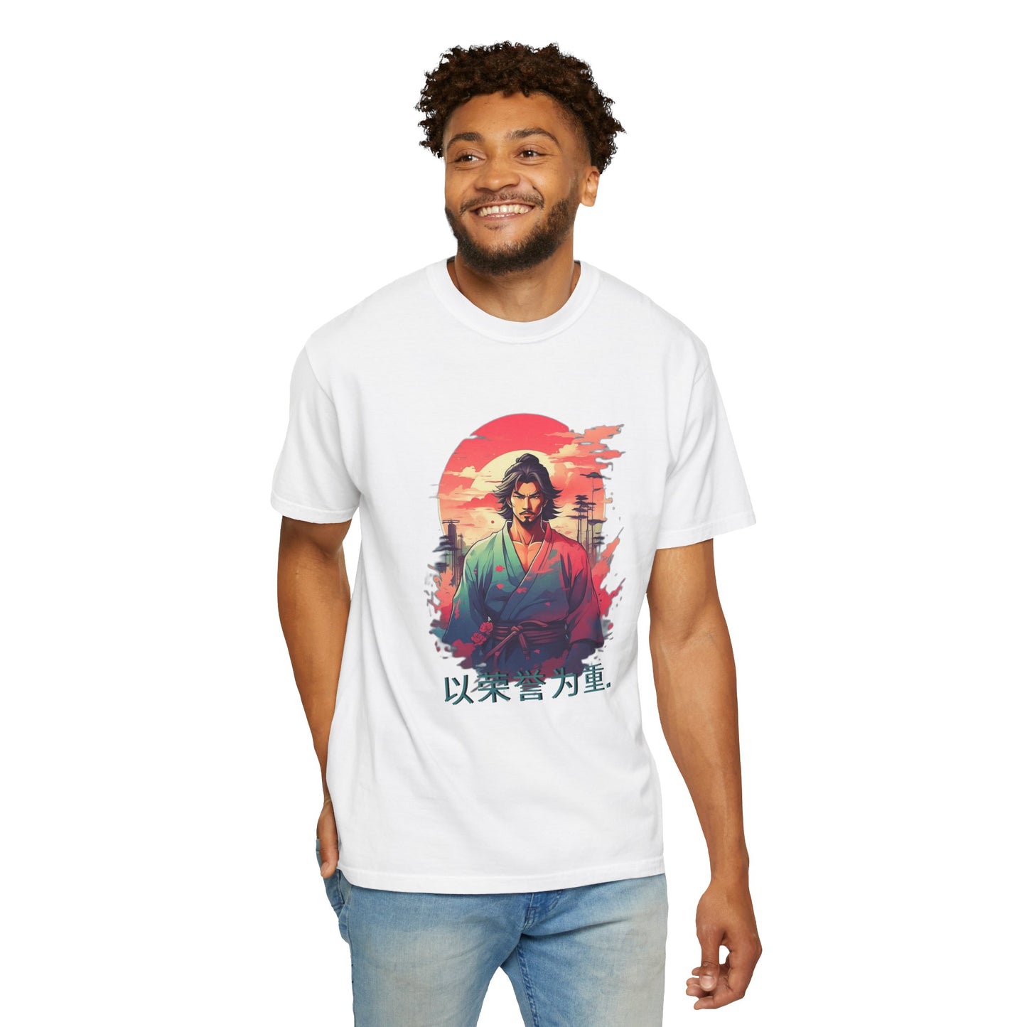 ARTISAN Cotton T-shirt samurai