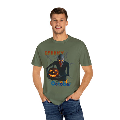 US Cotton Halloween T-shirt spooky