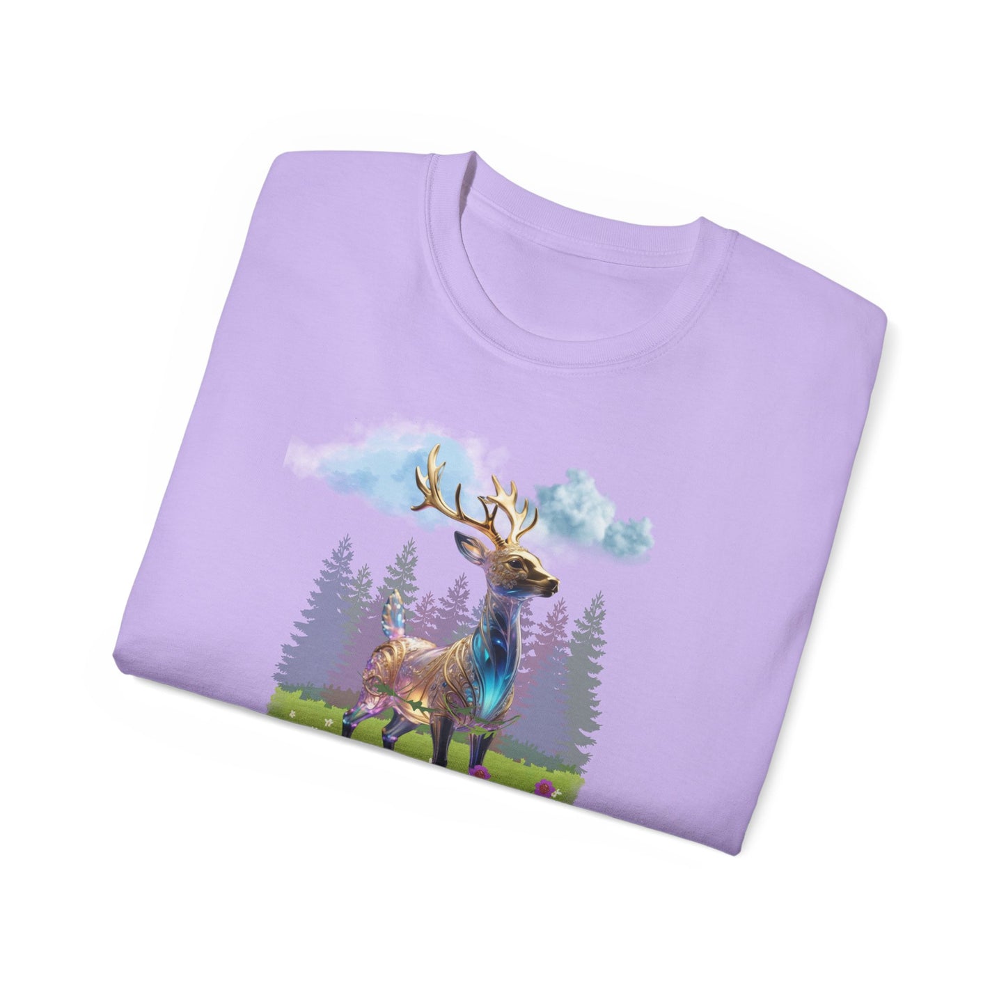 Women's Cotton T-shirt deer