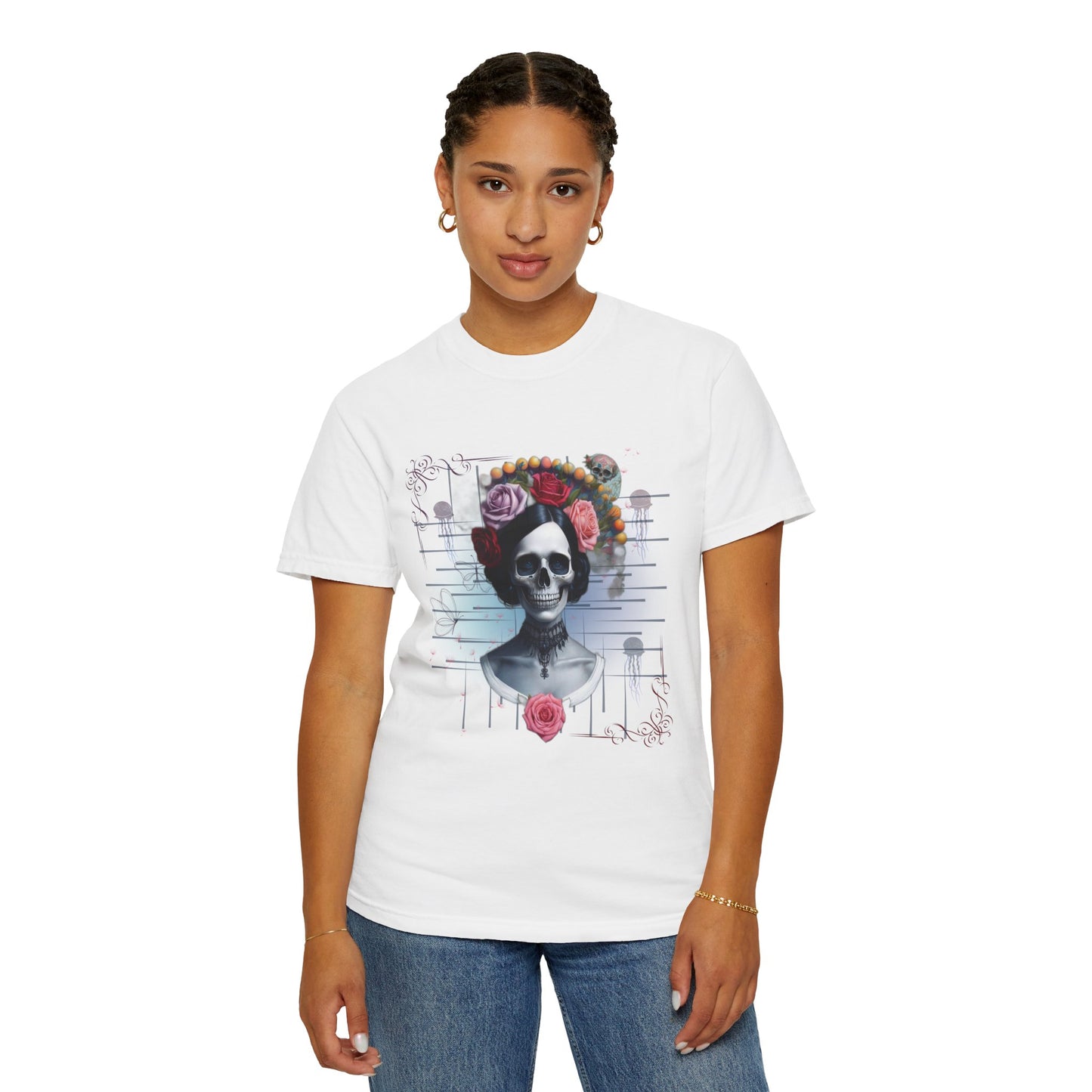 ARTISAN Cotton T-shirt brided skull